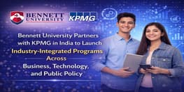 Bennett University Partners with KPMG in India to Launch Industry Integrated Programs Across Business Technology and Public Policy